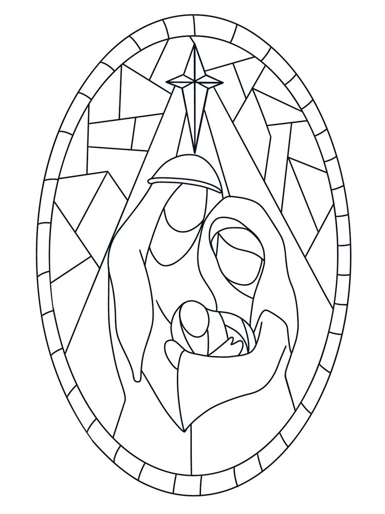 Crafter's Companion Card Front Colouring Pads The Miracle Of Christmas (CC-COLPAD-TMOC) (OUTLET)