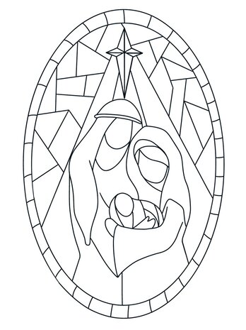 Crafter's Companion Card Front Colouring Pads The Miracle Of Christmas (CC-COLPAD-TMOC) (OUTLET)