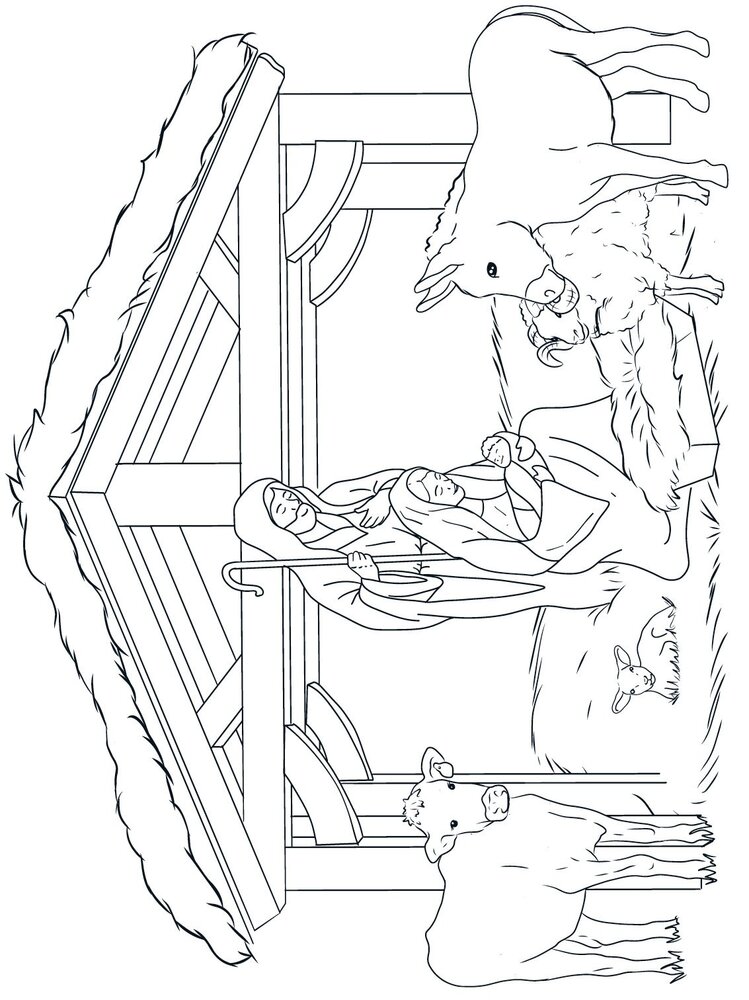 Crafter's Companion Card Front Colouring Pads The Miracle Of Christmas (CC-COLPAD-TMOC) (OUTLET)