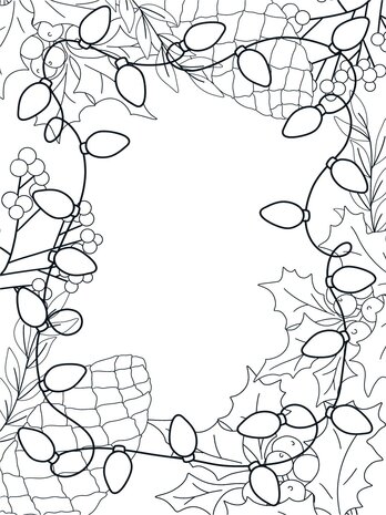 Crafter's Companion Card Front Colouring Pads Natures Christmas (CC-COLPAD-NACH) (OUTLET)