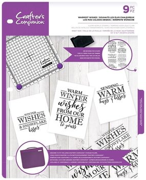 Crafter's Companion Warmest Wishes Clear Stamps (CC-CA-ST-WARM) (OUTLET)