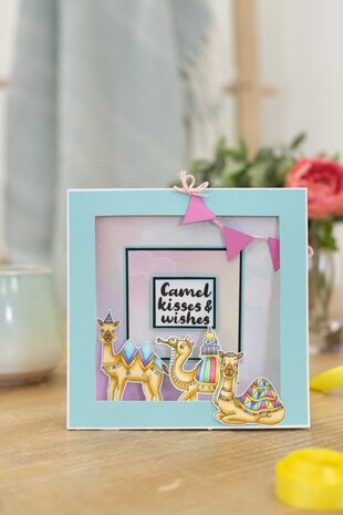 Crafter's Companion Camel Kisses and Wishes Clear Stamps (CC-CA-ST-CKAW) (OUTLET)