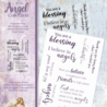 Crafter's Companion Angel Collection Clear Stamps Angel Blessings (ANG-ST-CA-ANBL) (OUTLET)