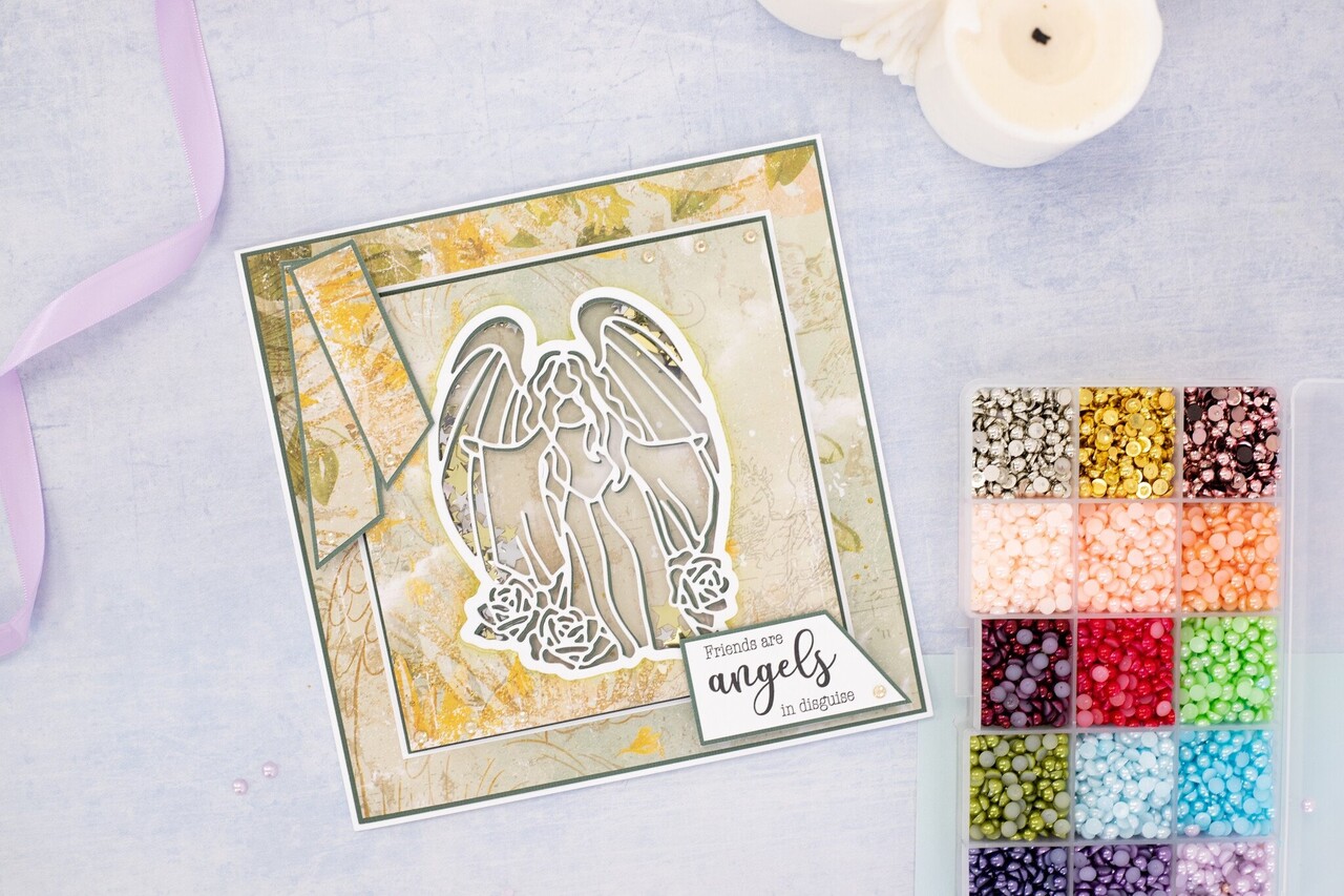 Crafter's Companion Angel Collection Clear Stamps Angel Blessings (ANG-ST-CA-ANBL) (OUTLET)