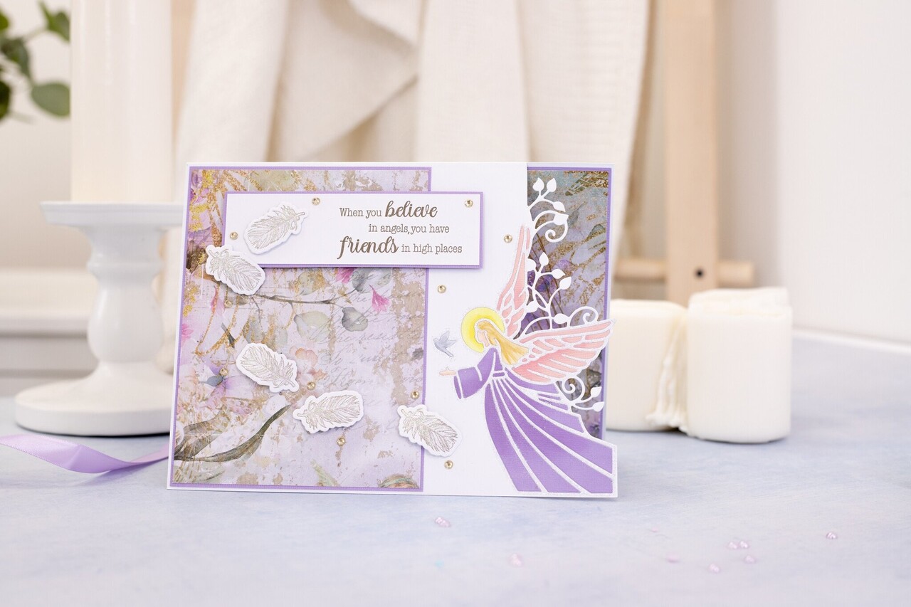 Crafter's Companion Angel Collection Clear Stamps Angel Blessings (ANG-ST-CA-ANBL) (OUTLET)