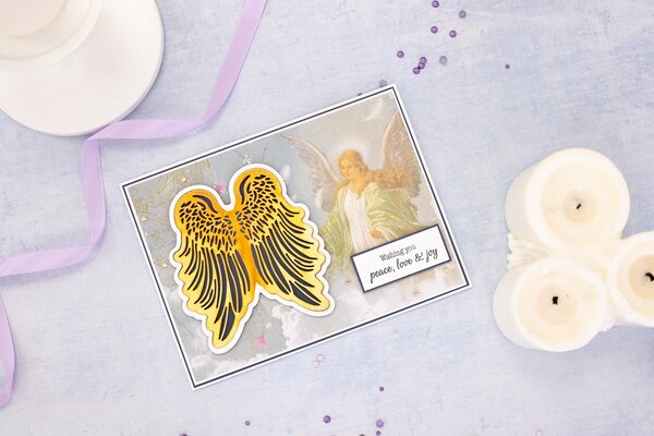 Crafter's Companion Angel Collection Clear Stamps Angel Blessings (ANG-ST-CA-ANBL) (OUTLET)