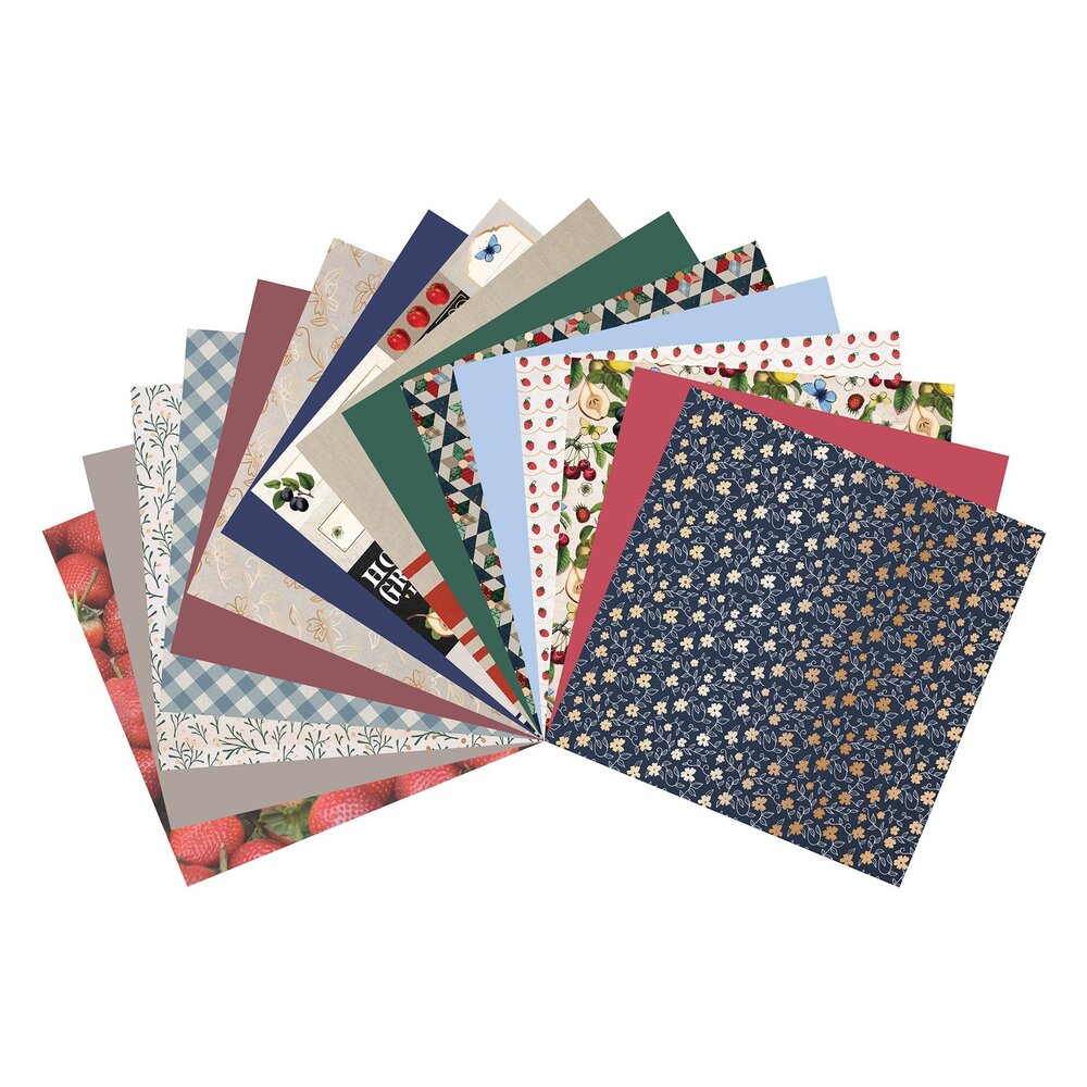 Craft Smith Countryside Campagne 12x12 Inch Paper Pad (MSE7834) (OUTLET)