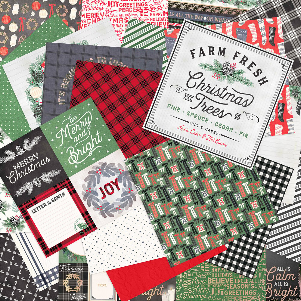 Craft Smith Peace and Joy 12x12 Inch Paper Pad (MSE7486) (OUTLET)