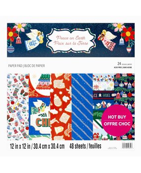 Craft Smith Peace on Earth 12x12 Inch Paper Pad (MSE7482) (OUTLET) Craft Smith Peace on Earth 12x12 Inch Paper Pad (MSE7482) (OUTLET)