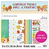 Craft Smith Lunchbox Friends 12x12 Inch Paper Pad (MSE6907) (OUTLET)