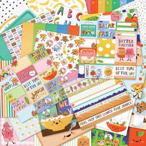 Craft Smith Lunchbox Friends 12x12 Inch Paper Pad (MSE6907) (OUTLET)