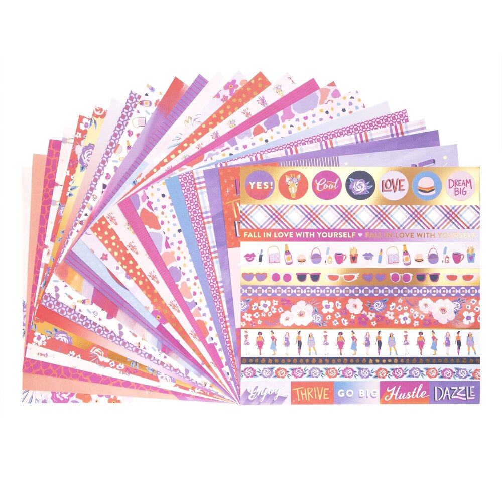 Craft Smith Fabulousness 12x12 Inch Paper Pad (MSE5208) (OUTLET)