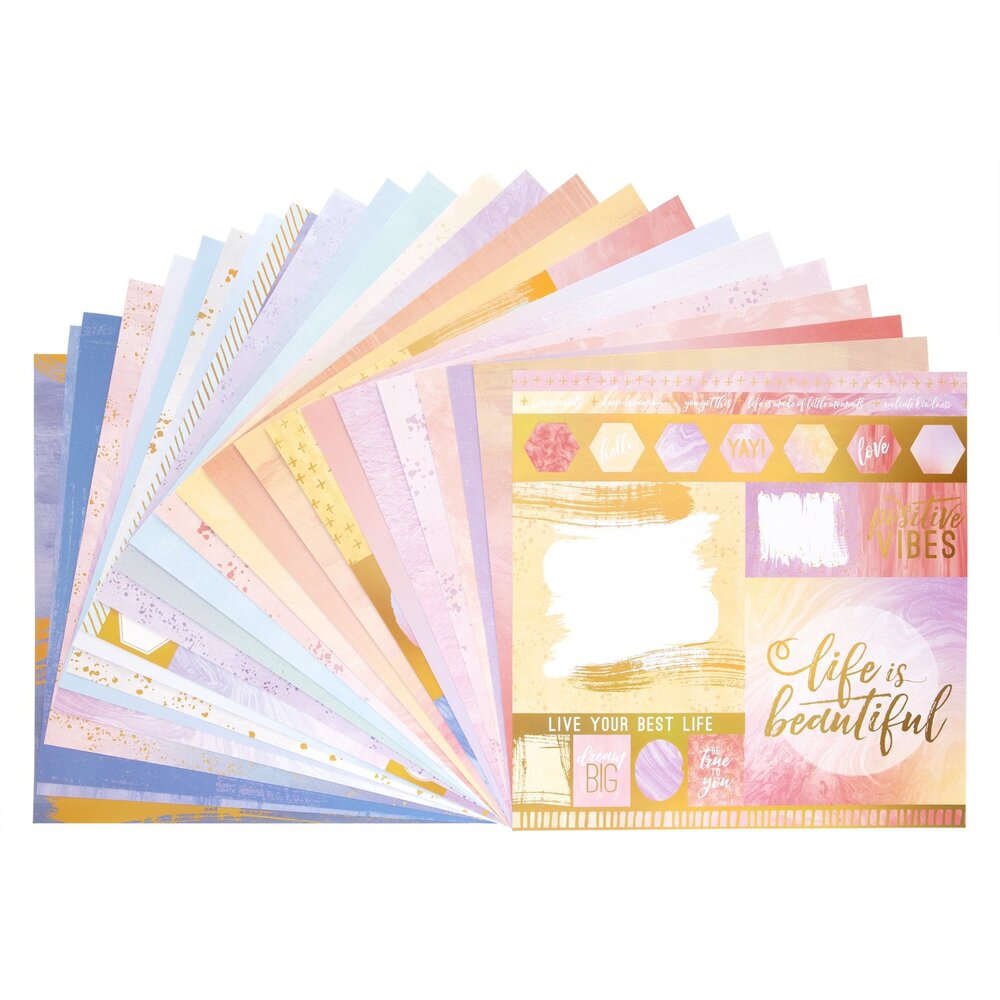 Craft Smith Ethereal Gradients 12x12 Inch Paper Pad (MSE5207) (OUTLET)