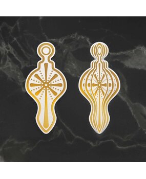 Couture Creations Star Bauble Cut, Foil and Emboss Die (CO727009) (OUTLET)