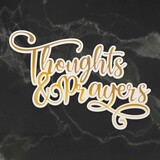 Couture Creations Thoughts & Prayers Cut, Foil and Emboss Die (CO726948) (OUTLET)