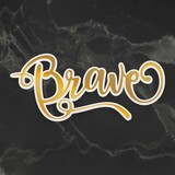 Couture Creations Brave Cut, Foil and Emboss Die (CO726940) (OUTLET)