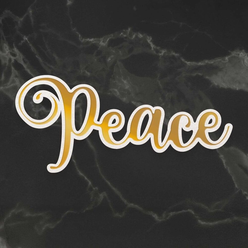 Couture Creations Peace Cut, Foil and Emboss Die (CO726939) (OUTLET)