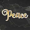 Couture Creations Peace Cut, Foil and Emboss Die (CO726939) (OUTLET)