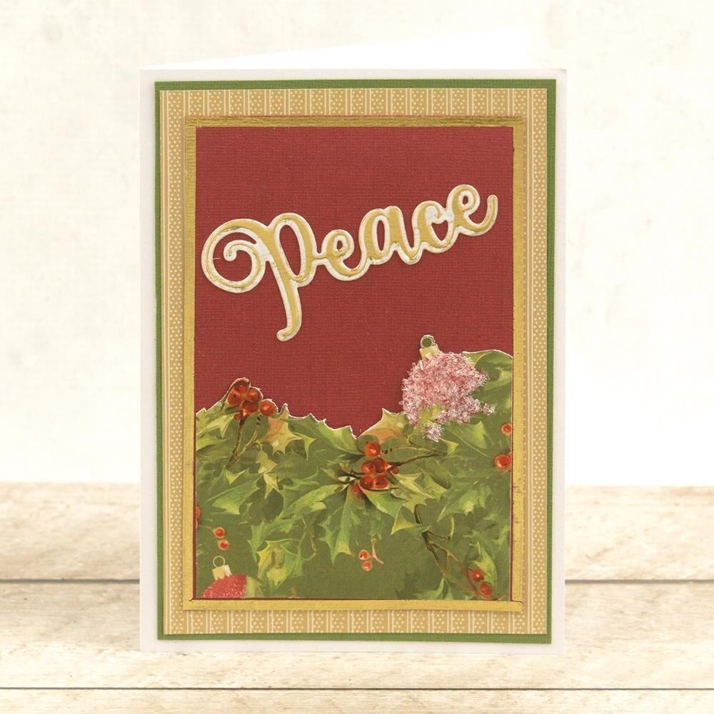 Couture Creations Peace Cut, Foil and Emboss Die (CO726939) (OUTLET)