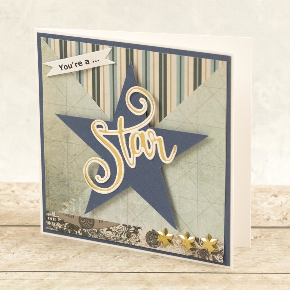 Couture Creations Star Cut, Foil and Emboss Die (CO726938) (OUTLET)
