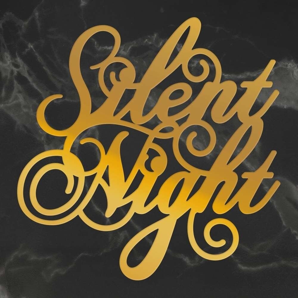 Couture Creations Silent Night Sentiment Hotfoil Stamp (CO726921) (OUTLET)