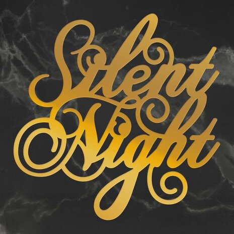 Couture Creations Silent Night Sentiment Hotfoil Stamp (CO726921) (OUTLET)