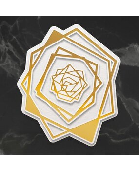 Couture Creations Cut, Foil and Emboss Nesting Crystal Dies (CO726764) (OUTLET)