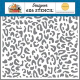 Carta Bella Cheetah 6x6 Inch Stencil (CBZA128034) (OUTLET)