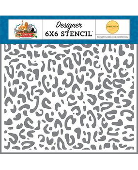 Carta Bella Cheetah 6x6 Inch Stencil (CBZA128034) (OUTLET)