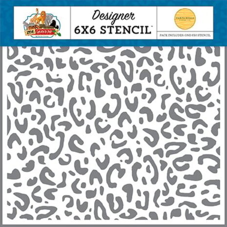 Carta Bella Cheetah 6x6 Inch Stencil (CBZA128034) (OUTLET) Carta Bella Cheetah 6x6 Inch Stencil (CBZA128034) (OUTLET)