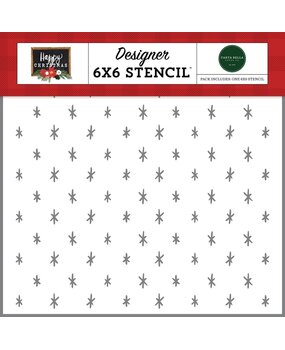 Carta Bella Christmas Sparkle Stencil (CBXM140034) (OUTLET)