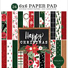 Carta Bella Happy Christmas 6x6 Inch Paper Pad (CBXM140023) (OUTLET)