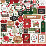 Carta Bella Happy Christmas 12x12 Inch Element Sticker (CBXM140014) (OUTLET)
