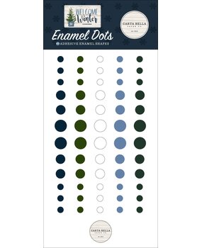 Carta Bella Welcome Winter Enamel Dots (CBWW142028) (OUTLET)
