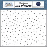 Carta Bella Stay Inside Blizzard Stencil (CBWT334034) (OUTLET)