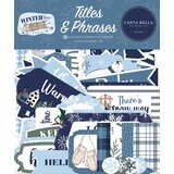 Carta Bella Wintertime Titles & Phrases (CBWT334032) (OUTLET)