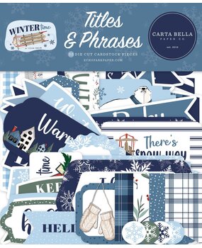 Carta Bella Wintertime Titles & Phrases (CBWT334032) (OUTLET) Carta Bella Wintertime Titles & Phrases (CBWT334032) (OUTLET)