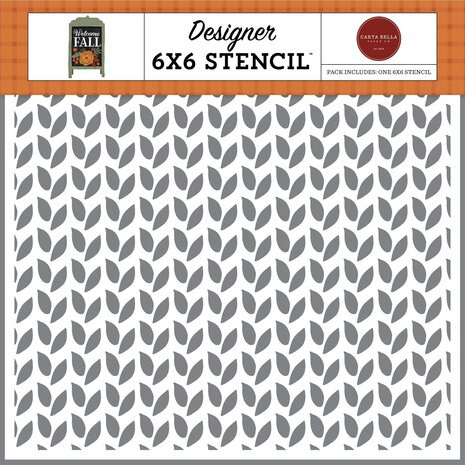 Carta Bella Pair Of Falling Leaves Stencil (CBWF154033) (OUTLET)