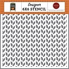 Carta Bella Pair Of Falling Leaves Stencil (CBWF154033) (OUTLET)