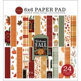Carta Bella Welcome Fall 6x6 Inch Paper Pad (CBWF154023) (OUTLET)