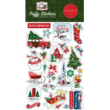 Carta Bella White Christmas Puffy Stickers (CBWC156066) (OUTLET)