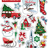 Carta Bella White Christmas Puffy Stickers (CBWC156066) (OUTLET)