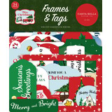 Carta Bella White Christmas Frames & Tags (CBWC156025) (OUTLET)
