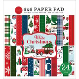 Carta Bella White Christmas 6x6 Inch Paper Pad (CBWC156023) (OUTLET)