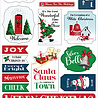 Carta Bella White Christmas Chipboard Phrases (CBWC156022) (OUTLET)