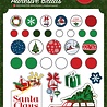 Carta Bella White Christmas Adhesive Brads (CBWC156020) (OUTLET)