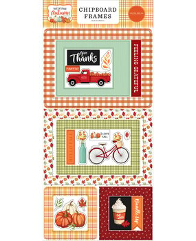 Carta Bella Welcome Autumn Chipboard Frames (CBWA138065) (OUTLET)