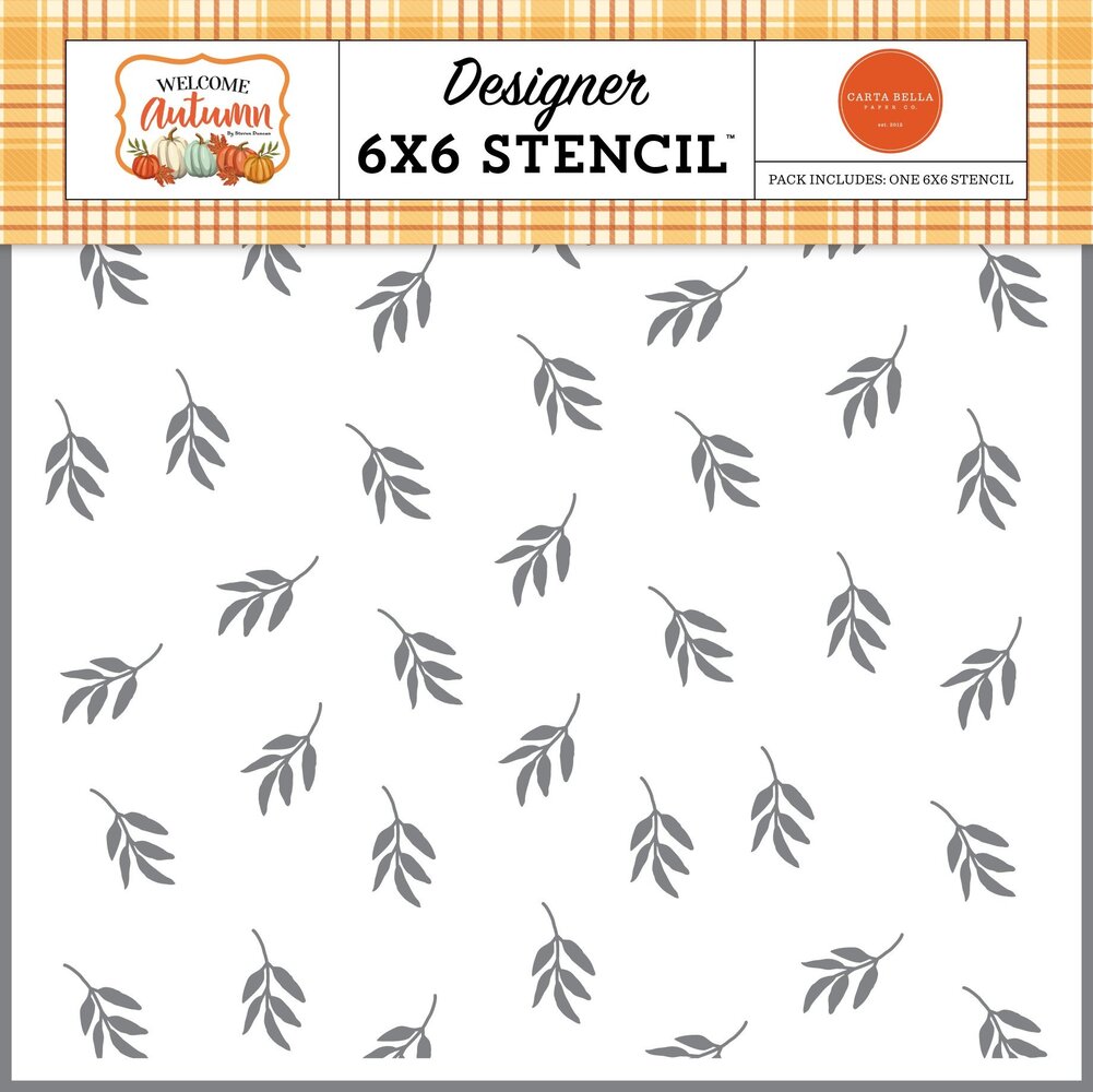 Carta Bella Grateful Branches Stencil (CBWA138033) (OUTLET)