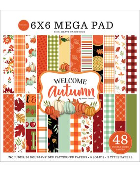 Carta Bella Welcome Autumn 6x6 Inch Cardmakers Mega Pad (CBWA138031) (OUTLET) Carta Bella Welcome Autumn 6x6 Inch Cardmakers Mega Pad (CBWA138031) (OUTLET)