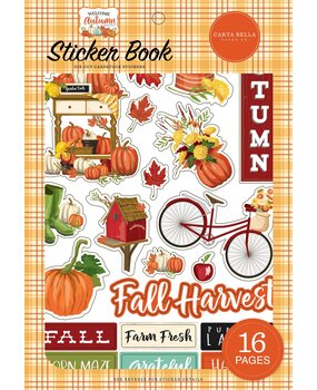 Carta Bella Welcome Autumn Sticker Book (CBWA138029) (OUTLET)
